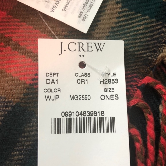 J Crew Plaid Scarf - Picture 6 of 7